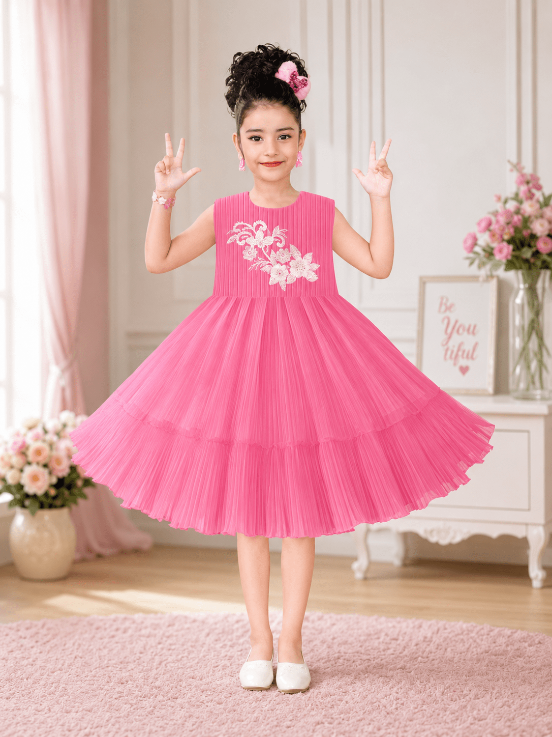 Candy Pink Twirl Frock